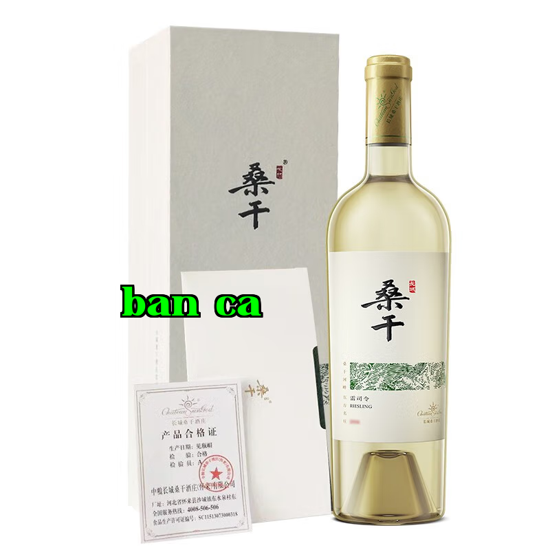 Rượu vang Thành Thành, Tang Canh Riesling 2018 trắng khô